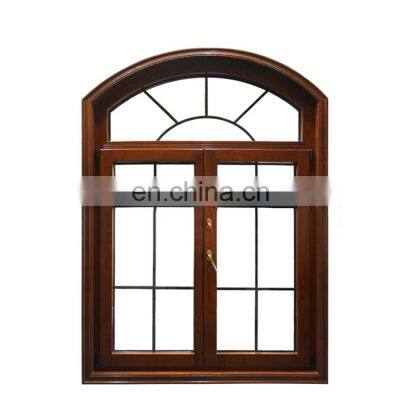 European design arch Glass window aluminum round windows price
