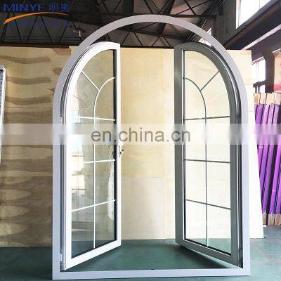 Door with flower designs/unbreakable glass door/glass saloon doors