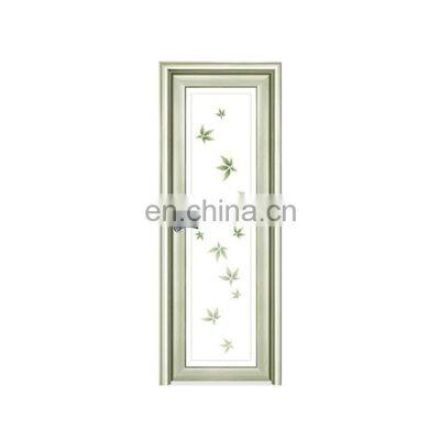Modern Metal Aluminium Bathroom Fiber Glass Casement Door