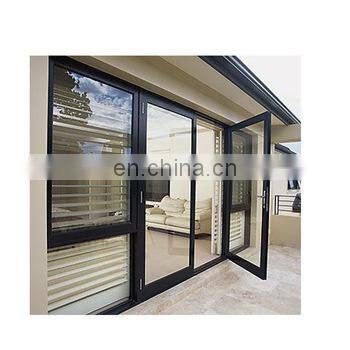 Metal Aluminum Bullet Proof Casement Security Glass Exterior Door