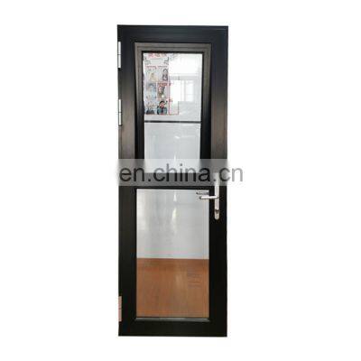 New Design Homes Entrance Aluminium Tempered Glass Casement Security Door