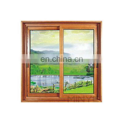 Double Glazed Broken Bridge Thermal Break Aluminum Alloy Frame Glass Sliding Window