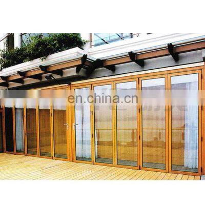 Patio Bifold Aluminium Exterior Glass Folding Door