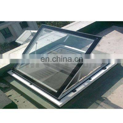 The automatic aluminum alloy flat skylight popular in 2022 has the function of lighting and ventilation