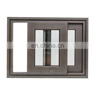 Professional custom aluminum alloy glass sliding window