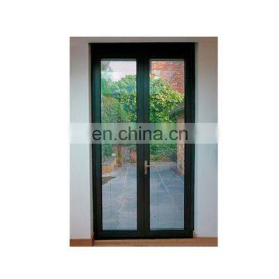 Thermal break aluminum alloy french doors good insulation and sound insulation