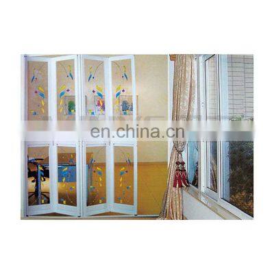 Aluminum alloy folding windows and doors for shopping malls
