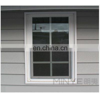 UPVC vertical sliding window with surface mounted Georgian Bars