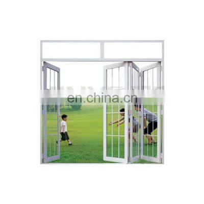 Hot sell aluminum frame bi fold casement window fold up glass windows