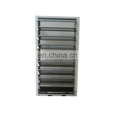 China factory hurricane impact aluminum frame plantation shutter glass louver windows