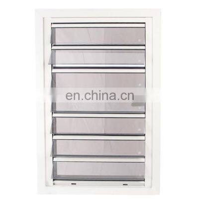 French Style Waterproof Heat Insulation PVC Double Glassed Aluminum Shutters Interior Security Windows