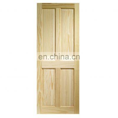 solid wood oak unfinished and non painting wood doors interior doors low price