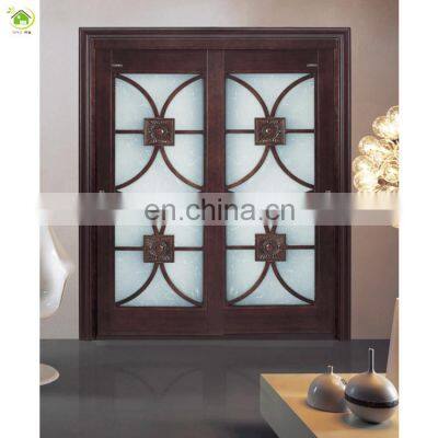 contemporary banquet hall wood interior double door french doors