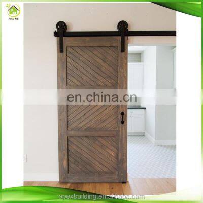 Interior Sliding bypass wooden barn doors hardware