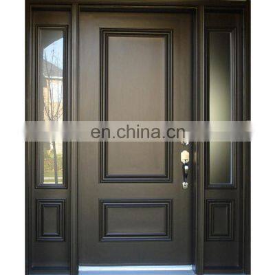 High quality entry door glass insert solid wood door front door