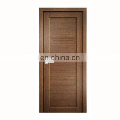 Apartment bedroom hotel interior hardwood solid oak wooden door simple fashion frame modern interior doors
