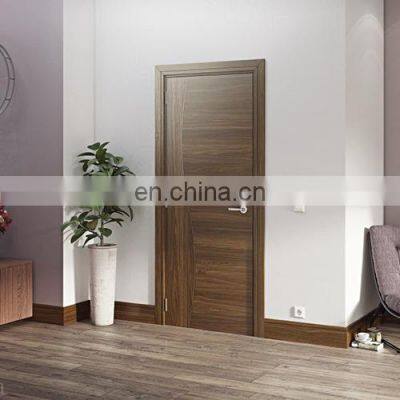 Modern hotel doors design American flush wood interior room office custom walnut engineer USA door