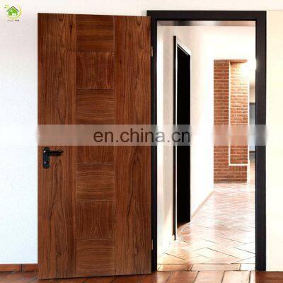 residential solid wood entrance doors with lock pre hung fireproof interior bedroom cheaper high quality craft paint door