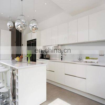 New black lacquer mdf kitchen overhead cabinet doors design