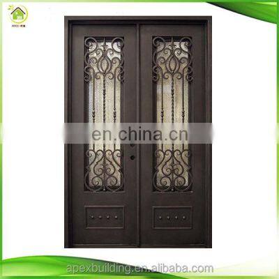 New outdoor wrought iron grill main door designs double door