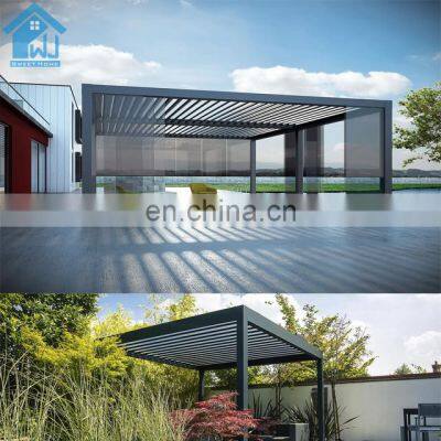 Sunroof Waterproof Patio Automated Outdoor Gazebo Garden Bioclimatic Aluminum Pergola