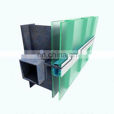 7mm tempered factory directly u glass with good quality and best price
