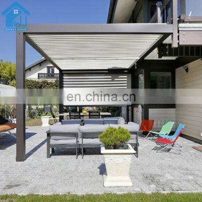 Gazebo Pergola Garden Bioclimatic Louvred Roof Aluminium Deck Outdoor Aluminum Aluminium Alloy 6063-T5 All-season New Year's MDF