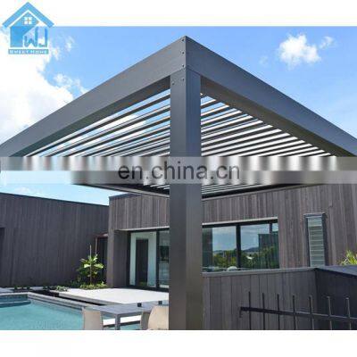 China manufacture aluminium motorised sunroof electric bioclimatique pergola awning