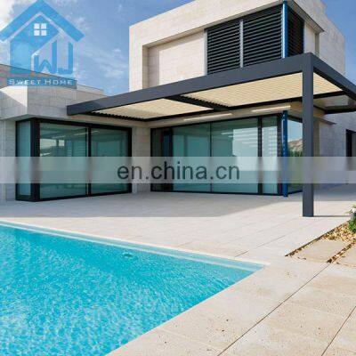 Exporting Durable Sun Shade Motorized Pergola Kits For Modern Houses