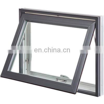 Aluminum Chain Winder Awning Window Double Glazed Glass Aluminum Windows