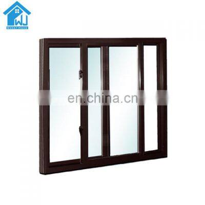 thermal break aluminum double glazing casement window glass window factory with cheap price