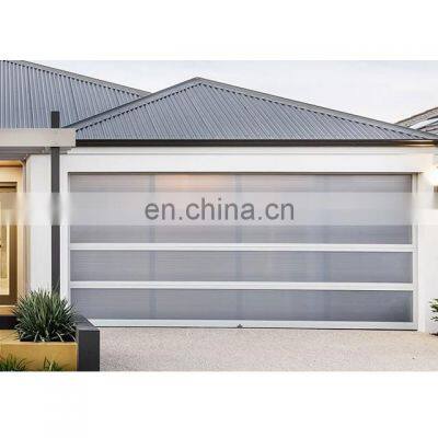 Automatic high quality overhead sectional garage door with accessories