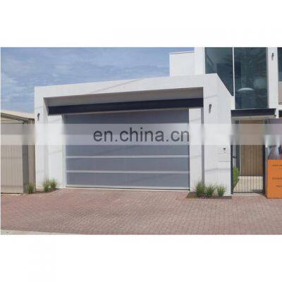 Automatic Commercial Nice European Style High Quality Solid Wood Color Garage Door for Villa