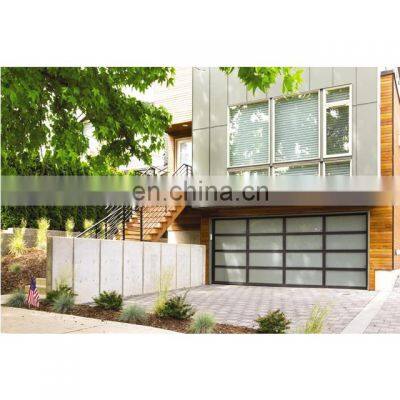 Modern aluminum automatic electric panel insulated roller shutter garage doors for homes
