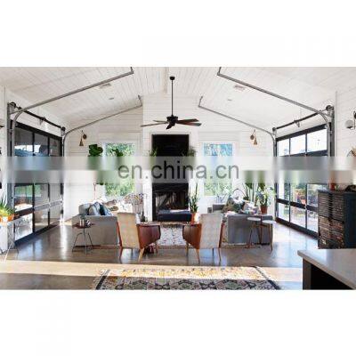High Quality Modern Sectional Aluminum Toughened Tightness Glass Door