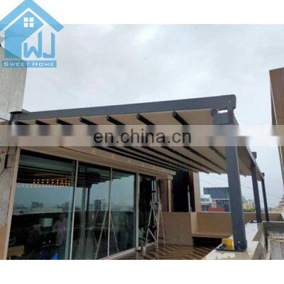 Retractable Roof Awning pvc Pergola Bioclimatique System Waterproof
