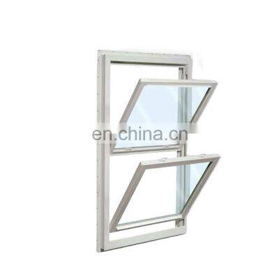 American style 105 series double hung pvc window vertical sliding windows