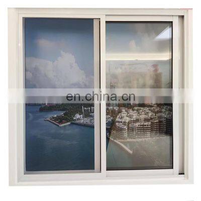 Special Promotion 58series aluminum alloy double sliding windows 4mm tempered glass with mosquito net