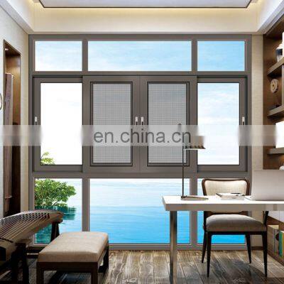 Prefab houses aluminum sliding windows Resist hurricane impact Windproof window resistant sliding pvc windows and doors