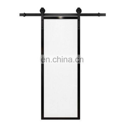Classic Aluminum Sliding Barn Door For Residential Usage China Manufacturer frameless aluminum interior noiseless sliding door