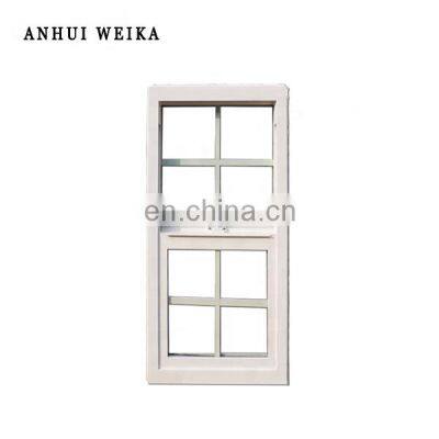 American style pvc/upvc single hung windows upvc Frame double hung windows