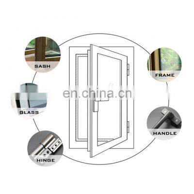 Factory direct sale cheap price casement window high quality upvc house window
