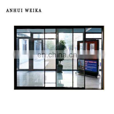 WEIKA plastic soundproof pvc folding sliding doors for conference rooms UPVC frame with lock