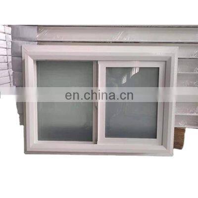 UPVC frames for windows american standard double glass sliding windows with fiberglass screen
