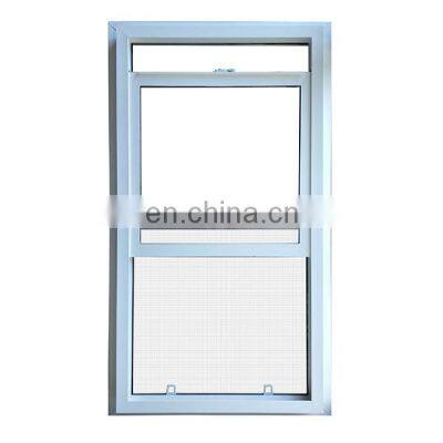 Factory American Sash Window Vertical Sliding Glass Windows Double Hung Window With Screen Hung Vertical Sliding Windows