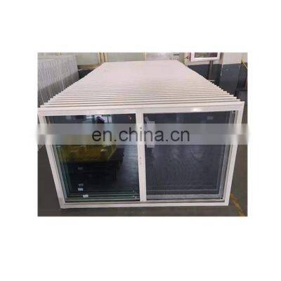 American style resistant sliding pvc windows and doors Upvc profile upvc window horizontal Single sliding windows