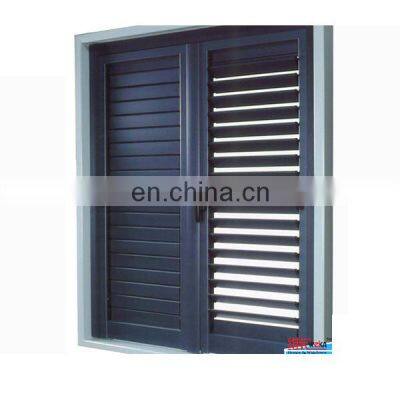 Good Quality UPVC Fixed Glass Windows Shutter Adjustable window-shades
