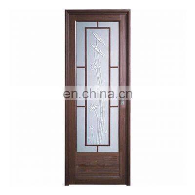Factory price aluminum frosted glass bathroom doors