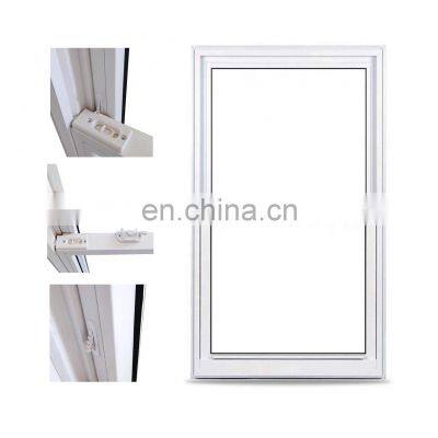 USA Style Single Hung White Vinyl Upvc Window with Nailing Flange with NFRC certification for Florida State