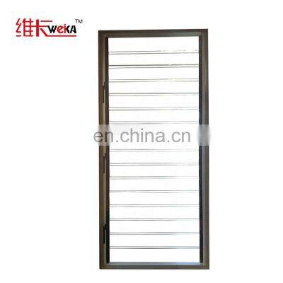 New design 4mm glass louver aluminium louvered windows for exterior